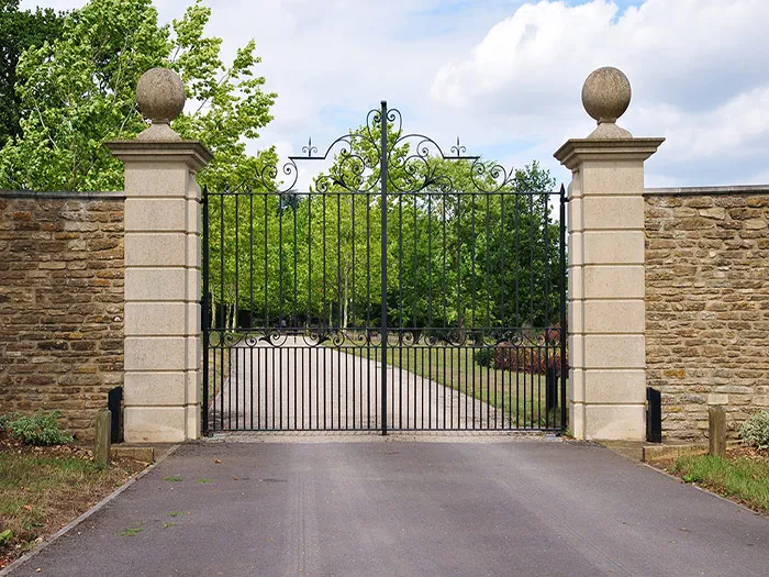 Iron security gate