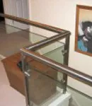 Iron bars with glass